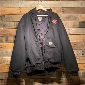 Carhartt XL Black Jacket with Texas Tech Logo